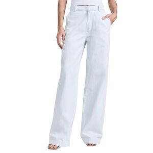 Vince Washed Wide Leg Trouser Jeans Light Blue High Rise Size 31